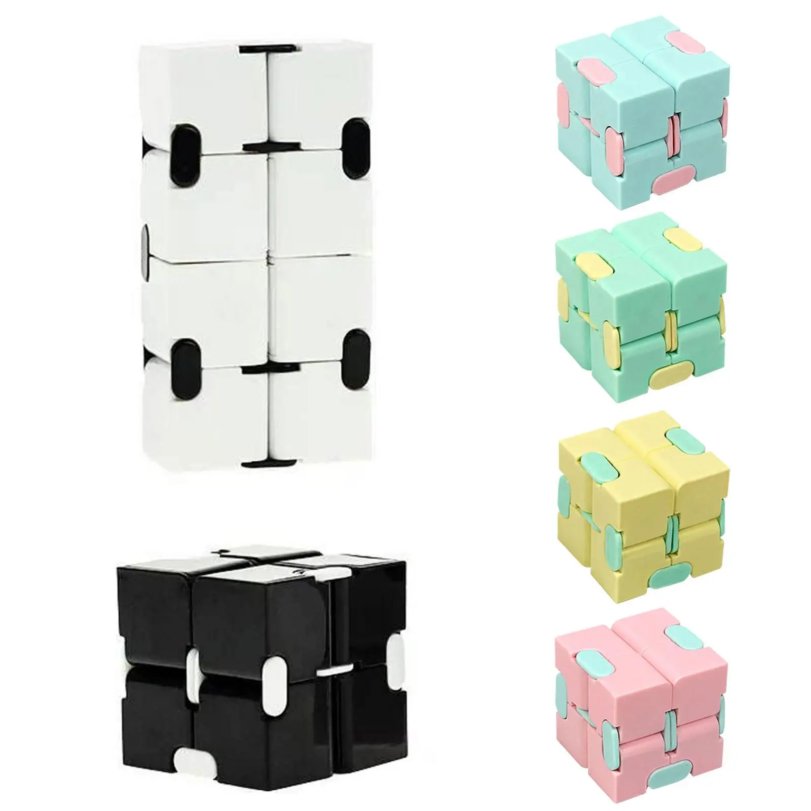 Fidget Toys Infinity Cube Puzzle Sensory Toy Children's Fingertips Decompress Portable Lightweight Magic Square Antistress Toys