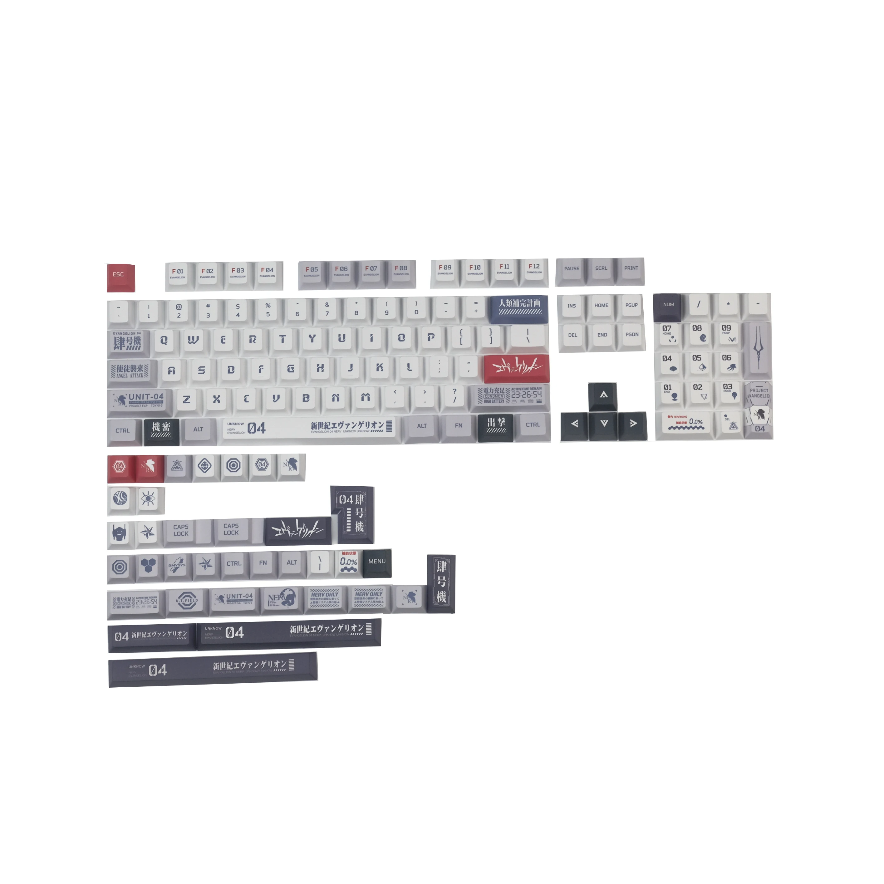 Imagem -06 - Conjuntos de Keycap Completos para Teclado Mecânico Keycaps Face Dye-subbed Perfil Cherry Pbt 3u 6.25u 7u Barra de Espaço 140 Chaves