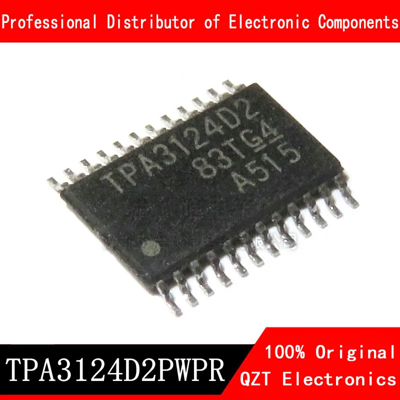 10 pcs/lot TPA3124D2PWPR TPA3124D2 TPA3124 HTSSOP-24 nouveau original En Stock