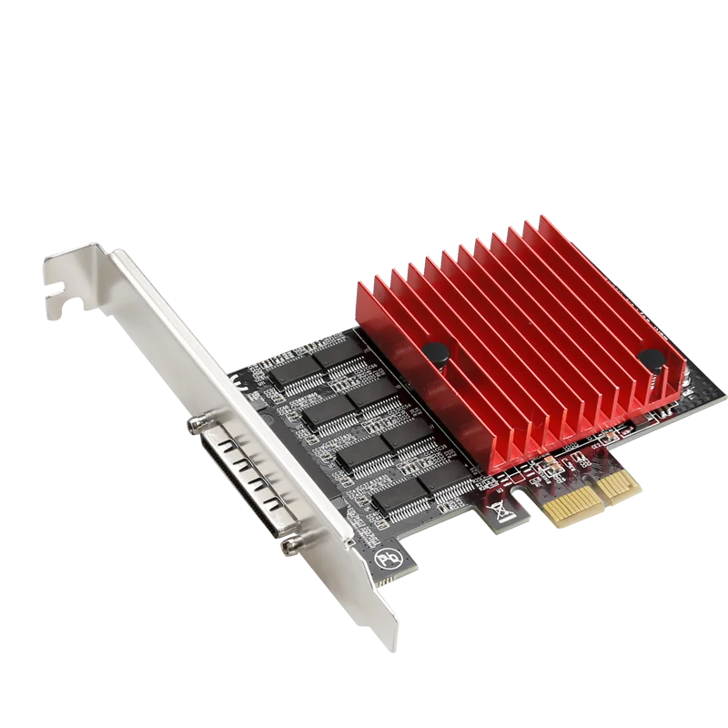 

Последовательная карта PCI-Express на 8 портов RS232 DB9 с кабелем вентилятора asix mcs9900 чипсет pcie, высокая скорость rs-232 920KB