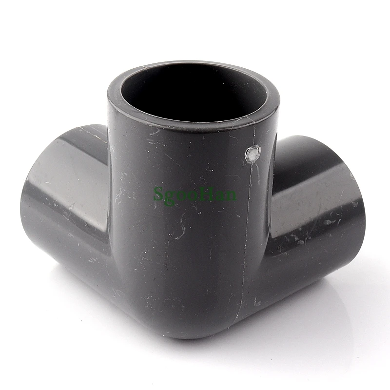 5 ~ 50 sztuk rozmiar 20 ~ 50mm rura PVC 3 Way złącze Fish Tank złącza do rur złącze System nawadniania rama z tworzywa łączniki rur