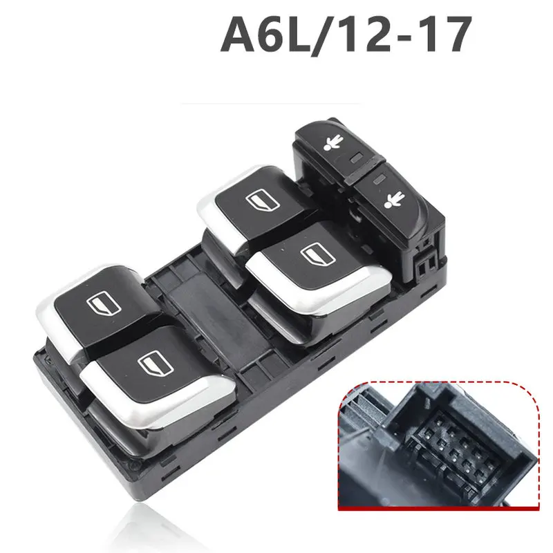 For 2012-2017 Aud-i A6L C7  Front left door lifter switch Window regulator switch Window switch 4GD 959 851 B