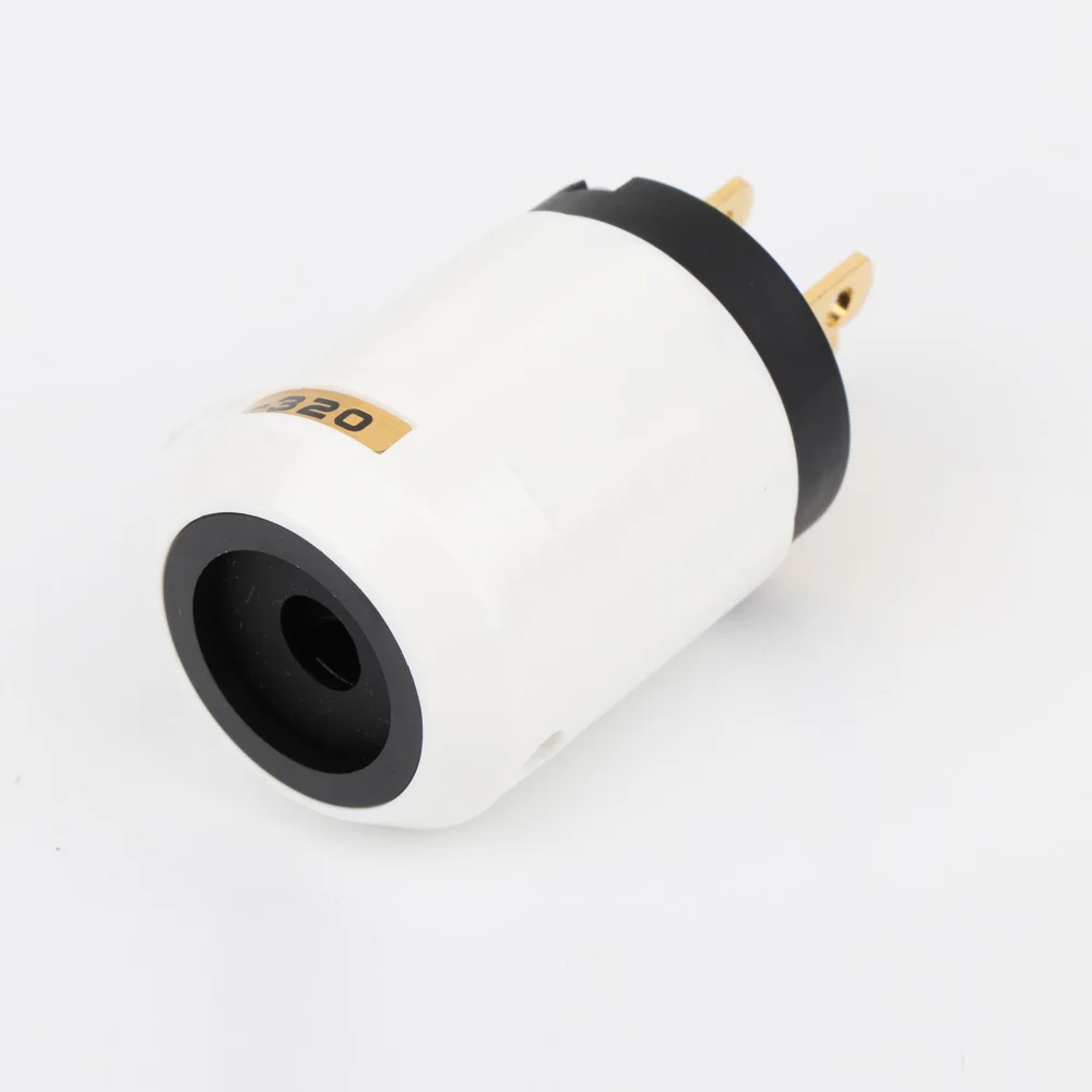 2 stück HIFI P-320/C-320 Kupfer UNS Version Schuko AC Power Stecker Ver IEC Stecker DIY – Detail 16