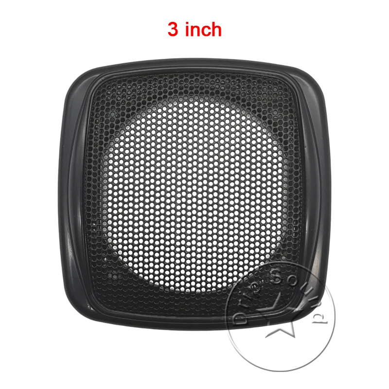 For 3"/4"/5"/6" Inch Square Speaker Conversion Net Cover High-grade Car Home Audio Decorative Circle Metal Mesh Protection
