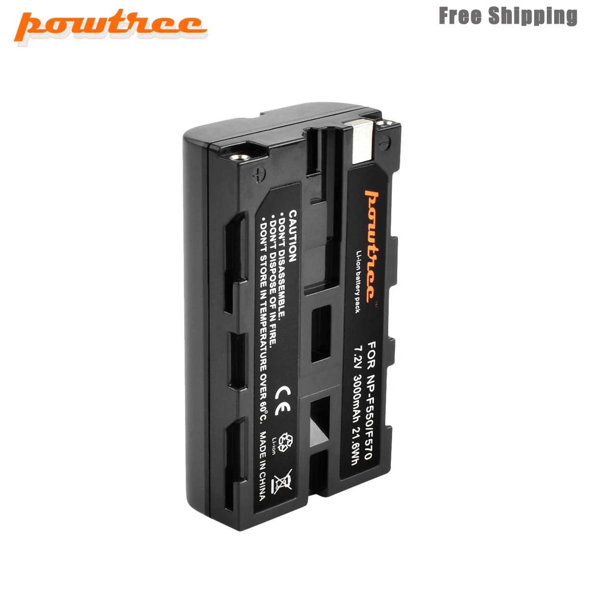 Powtree NP-F550 NP F550 NPF550 كاميرا بطارية لسوني NP-F330 NP-F530 NP-F570 NP-F730 NP-F750 مرحبا-8 GV-D200 D800 TRV81 SC55 L50