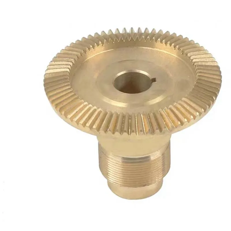 1PC NEW Straight Tooth copper Drive Gear For Automatic Feeder APF-500 Parts Milling Machine Copper Gear Accessories