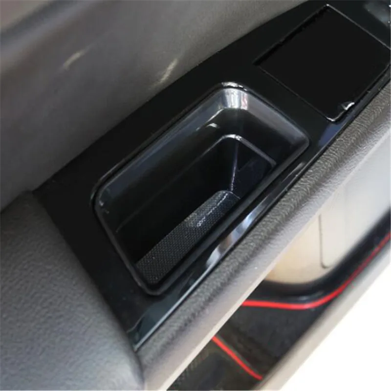 4pcs/set Car Styling Accessories Door Inner Handle Armrest box Storage Tray Pallet Case For Ford Fusion Mondeo 2013-2018