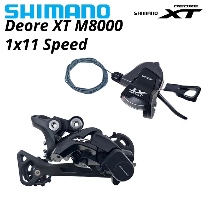 SHIMANO DEORE XT M8000 11s Groupset SL M8000 SHIFT LEVER + RD M8000 GS REAR DERAILLEUR 11 Speed SHIFTER GS MTB Bicycle Parts