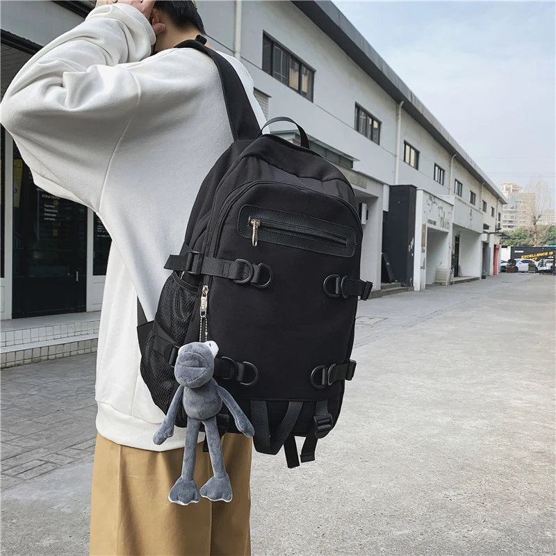 Men's Backpack Travel Business Trip Laptop Simple Outside Bag Casual Daypacks Male Large Capacity Rucksack Unisex Bagpack New