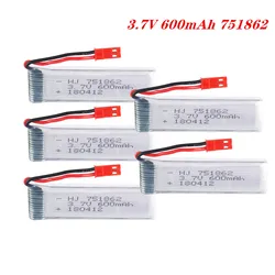 3.7V 600Mah Oplaadbare Lipo Batterij Is Geschikt Voor Syma S032G Udi U818A Wltoys V959 V929 Helicopter Lipo Batterij 2Pcs Om 5Pcs