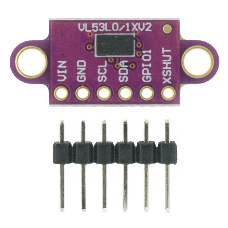 VL53L0X Time-of-Flight (ToF) sensore di distanza Laser Breakout 940nm GY-VL53L0XV2 modulo di distanza Laser I2C IIC 25MM * 10.7MM