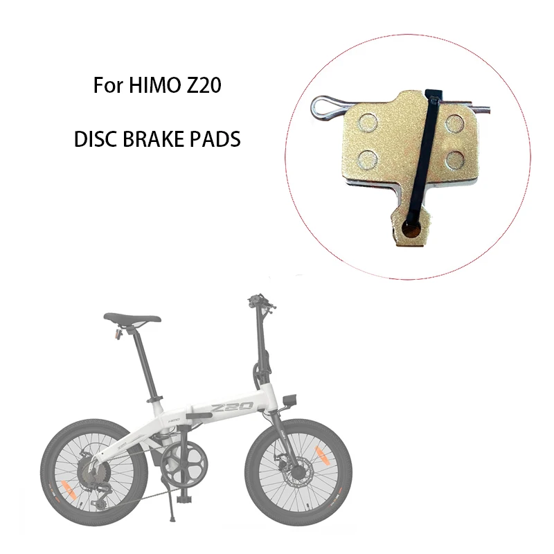 

Z20 Bicycle Disc Brake Pad For HIMO Z20 Electric Bike Parts Hydraulic Metal Disc Brake Pads Semi-Metallic Cycling Brake Pads