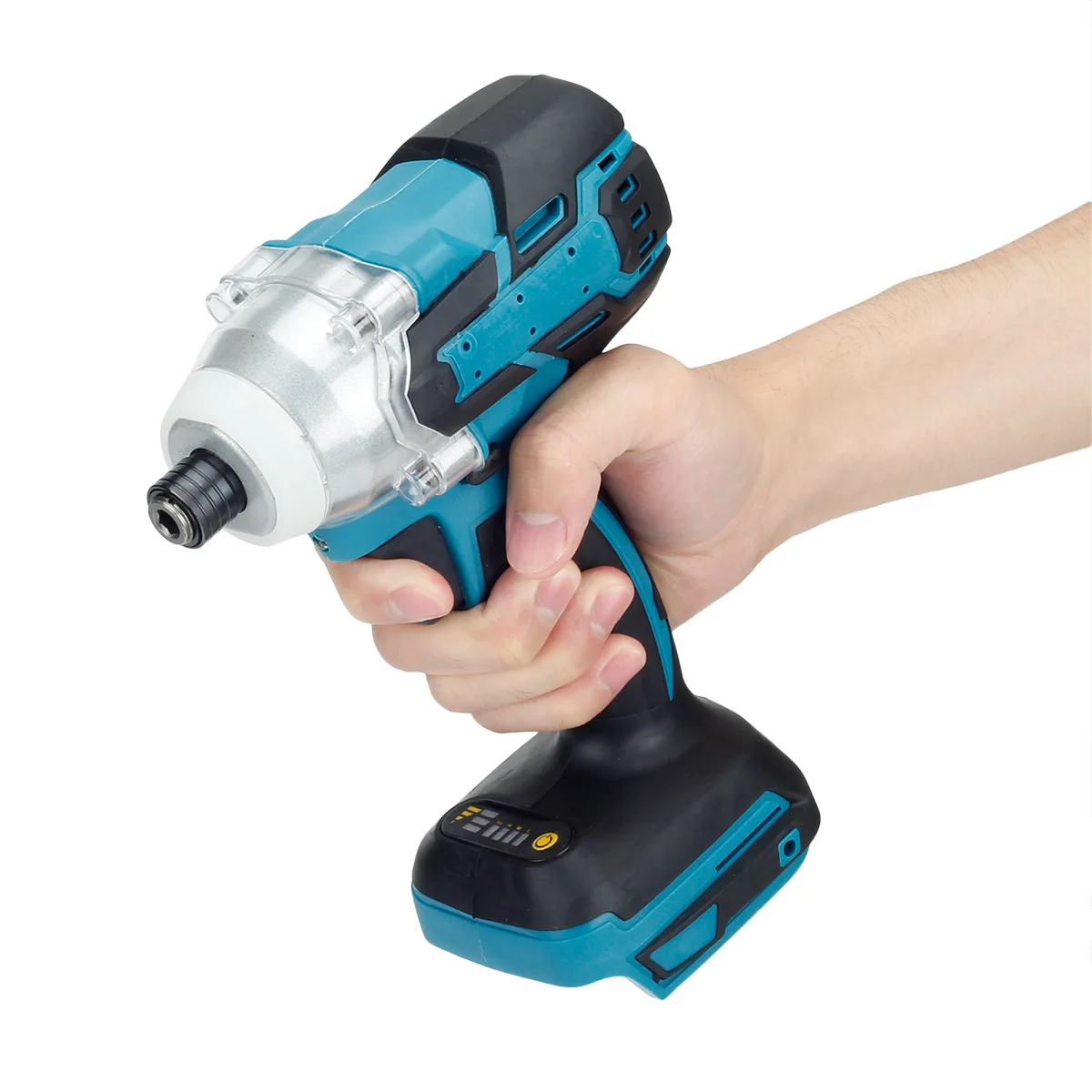 Cordless Electric Wrench Screwdriver Brushless Impact Wrench Rechargable Drill Driver w/LED Light For Makita Battery