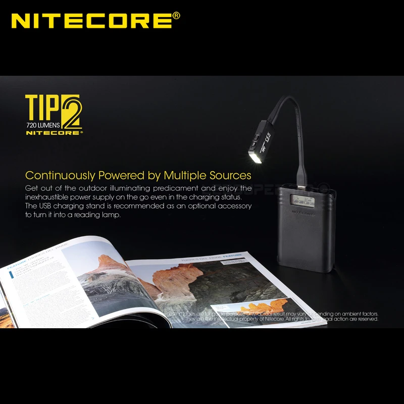 NITECORE CSTAND Flexible USB-C Charging Cable Stand