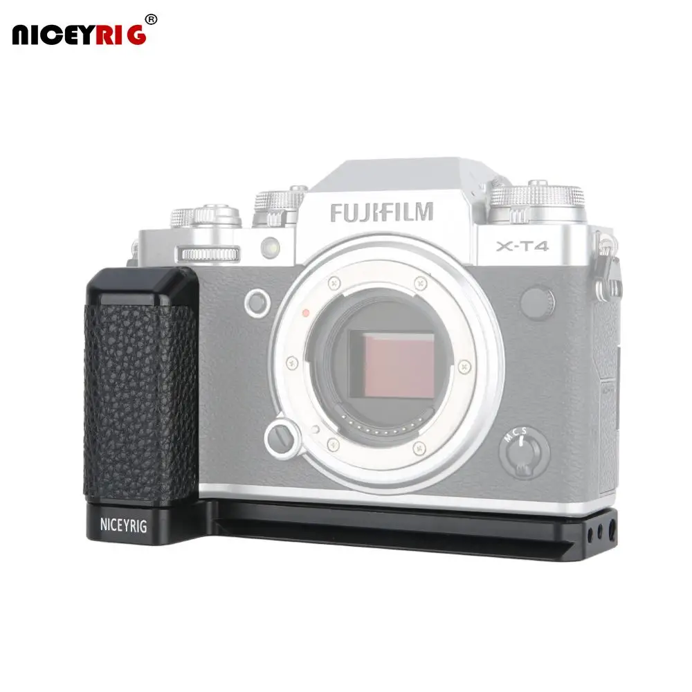 

Niceyrig L-Bracket Mount Adaptor Dedicated Design for Fujifilm X-T4 Camera Stabilization