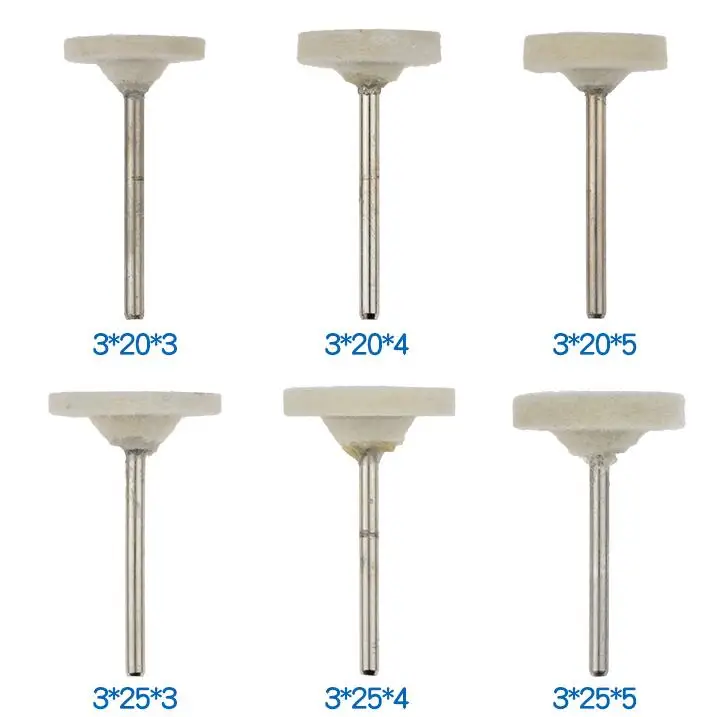 

T type wool polishing grinding head ball Fine gap polishing of mould mirror handle diameter 3mm NO.C0404