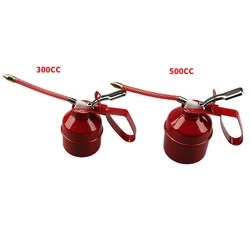 1 Pc 300/500ml Hand Pump Oiler Can with Hose Spout Lubricating Oil Thumb Pump Tool High Pressure Flexible Lubrication Bottle