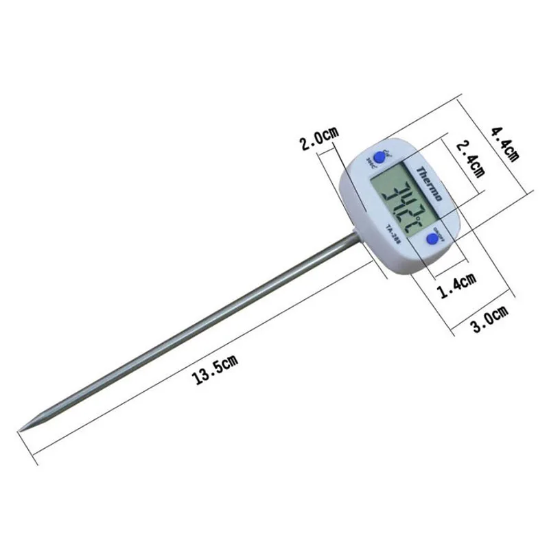 Rotatable Digital Food Thermometer BBQ Meat Chocolate Oven Milk Water Oil Cooking Kitchen Thermometer Electronic Probe