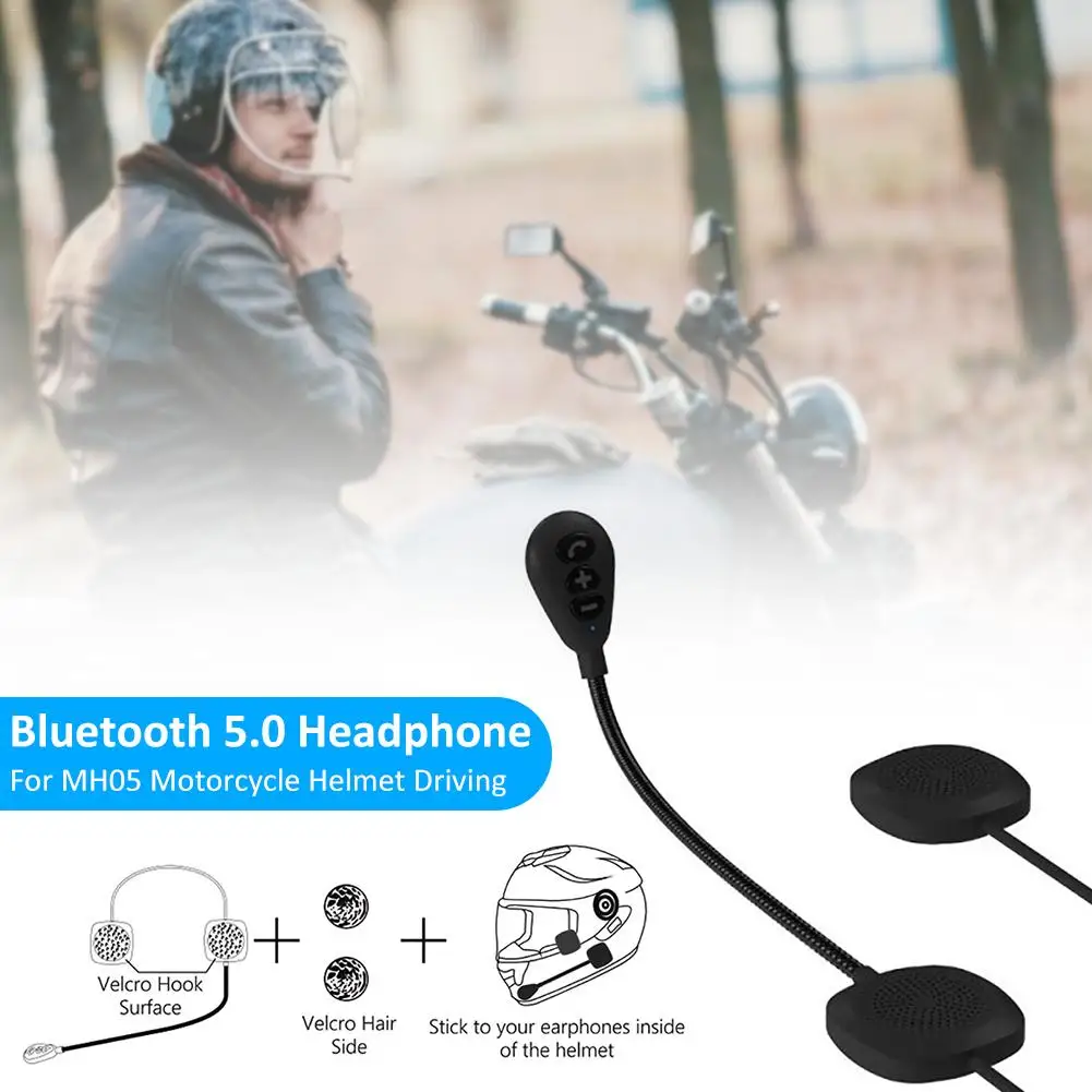 

Intercomunicador Para Capacete Moto Bluetooth Hands-free Headphone Anti-interference Headset For MH05 Motorcycle Helmet Driving