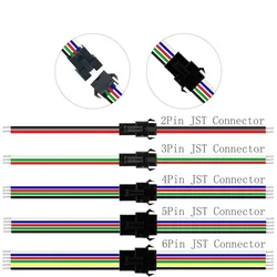 2/3/4/5/6Pin JST LED Connector Male And Female For WS2811/WS2812B/SK6812/WS2813/WS2815 Led Strip Light