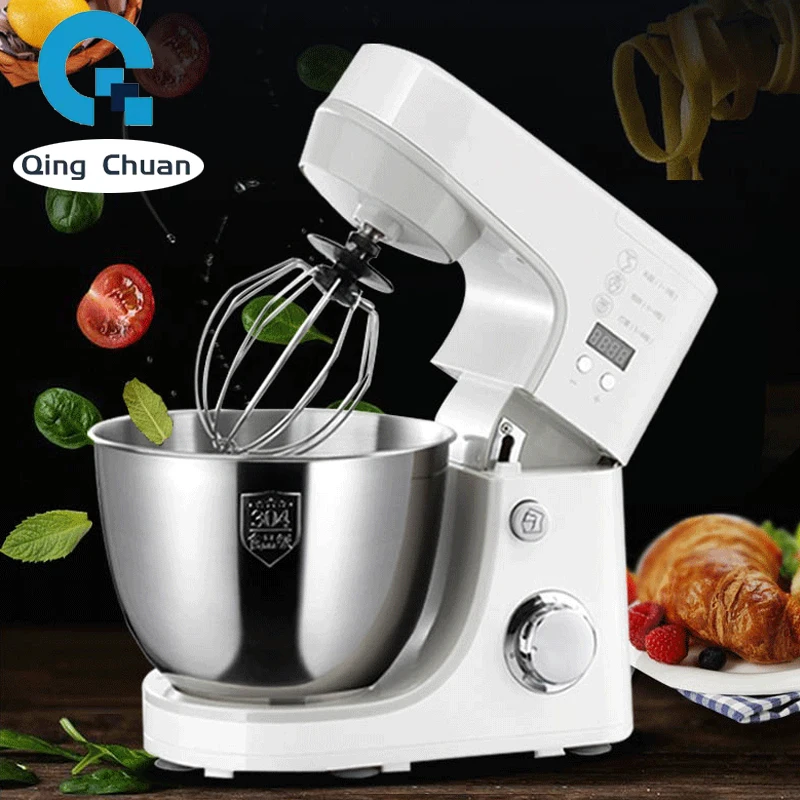 

Chef Machine Automatic Stand Mixer Food Blender Meat Dough Kneading Egg Beating Machine 220 V 5L