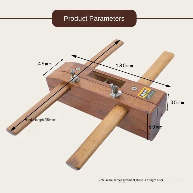Gratis Ongkir Woodworking Planer ปรับ Willow ร่องกบไม้เครื่องมือ Slotting Planer Carpenter Hand Planer
