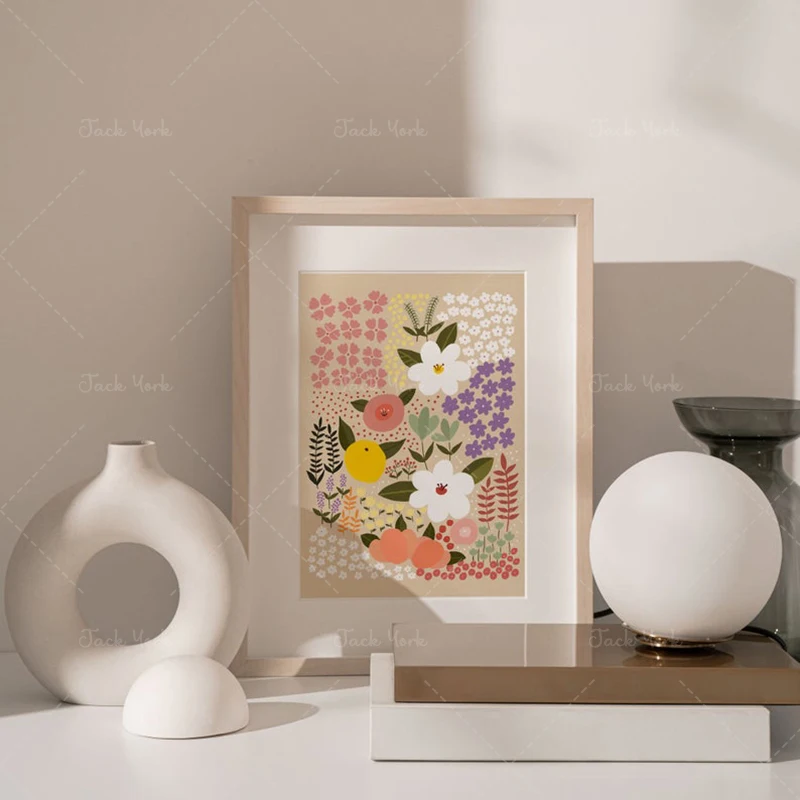 Floral art print, Botanical wall art, Flower print, Flower market print, Valentine day décor, Valentine day gift, Gift for him