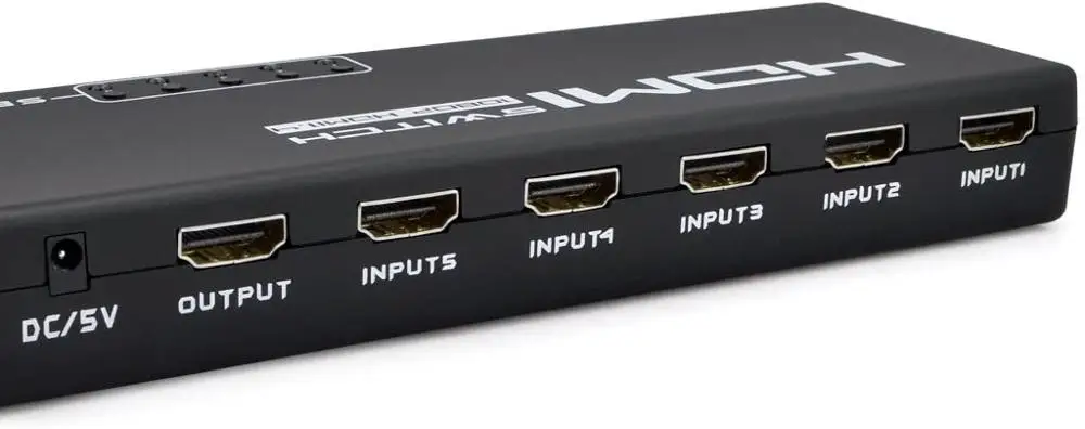 5 منافذ 1x5 HDMI Switch ، 1080P ، HDTV PS3 ، مع جهاز التحكم عن بعد IR