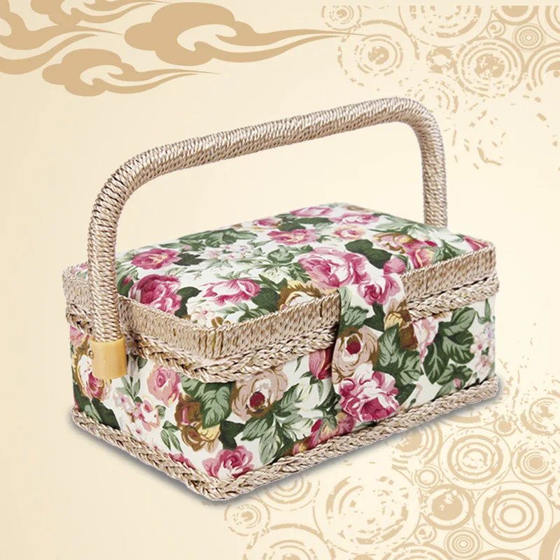 Modern creative fashion sewing tools, sewing basket, fabric, household sewing box storage box and sewing accessories LB100803