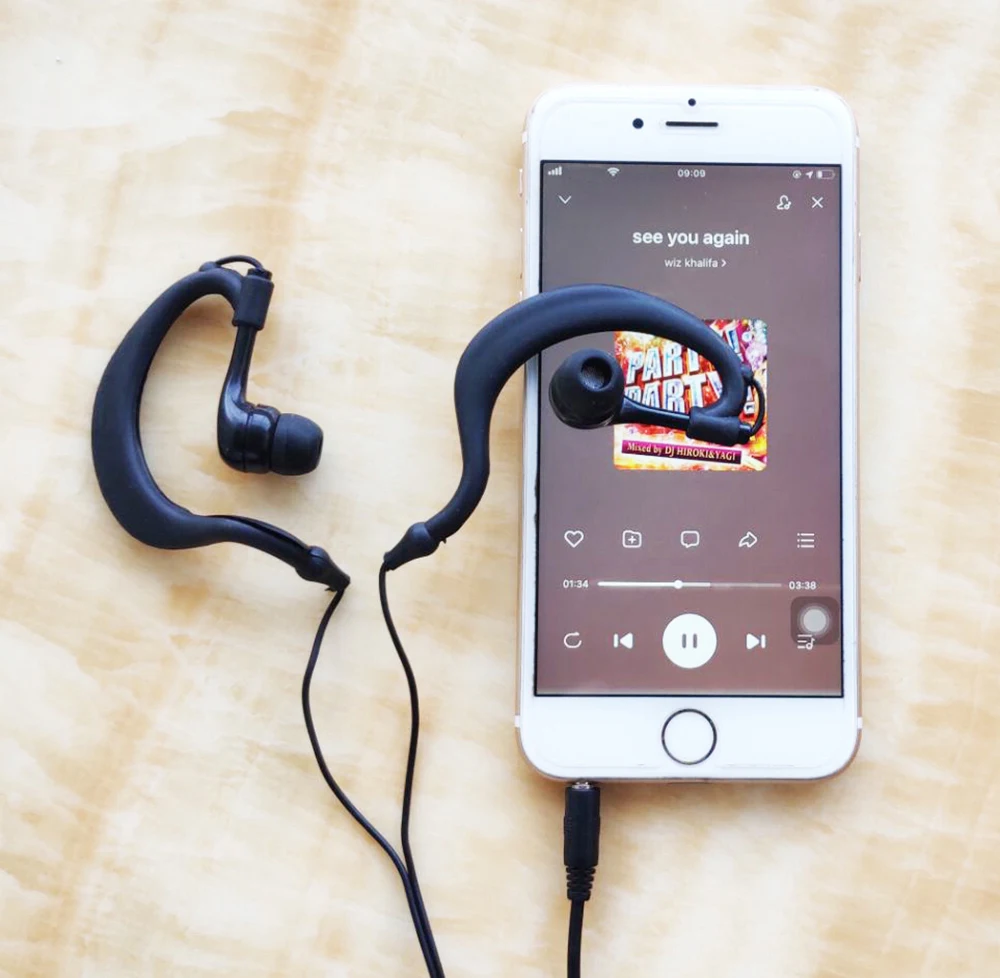 IPX8 سماعات مقاومة للماء MP3 سماعة الأذن هوك 3.5 مللي متر جاك السباحة الغوص السلكية سماعة سماعة للهاتف المحمول مشغل MP3