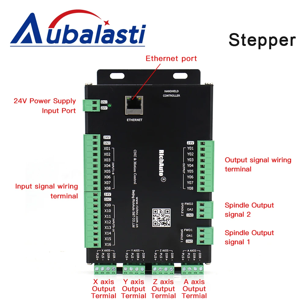 Aubalasti RichAuto DSP B15E B18E B51E B57E B58E USB CNC Controller 3 Axis Controller for CNC Router Machine