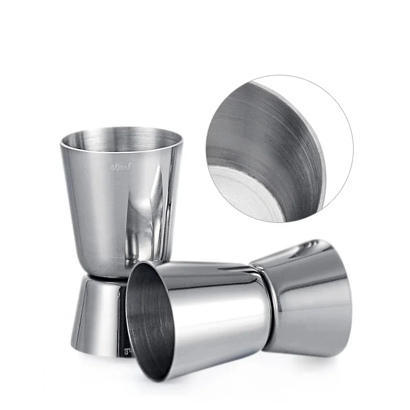 Stainless Steel Cocktail Measuring Jigger Double Jigger Measure Shot Drink Spirit Measure Cup Bar Accessories  Bar Tools