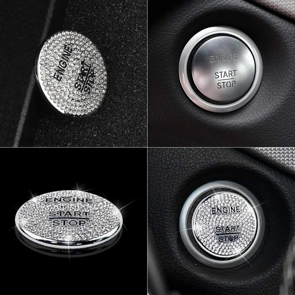 New Bling Engine Start Stop Button Cover Ignition Button Cap for Mercedes Benz C CLA CLS E GLA GLC GLE GLK GLS Class Accessories