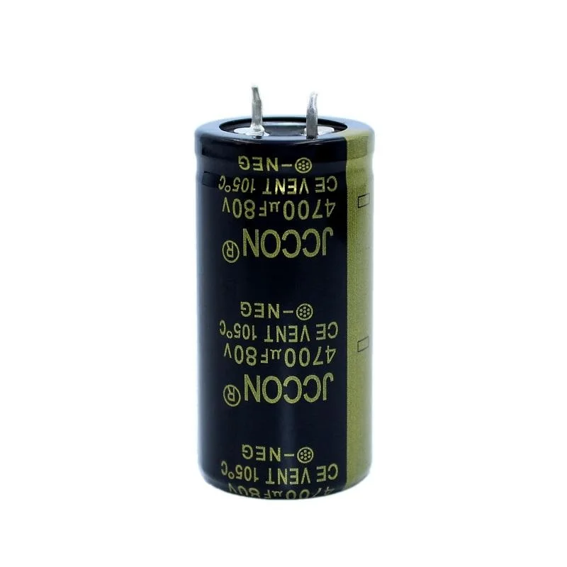 80v4700uf JCCON سميكة القدم كهربائيا مكثف حجم 25x50 العاكس السلطة