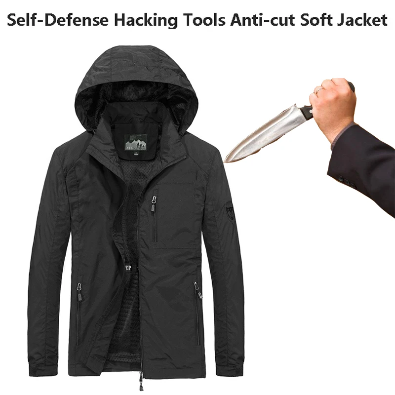 

Outdoor Nting Safety Jacket Tear-Resistant Bite-Resistant Cut-Resistant Stab-Resistant Scratch-Resistant Self-Defense Clothing