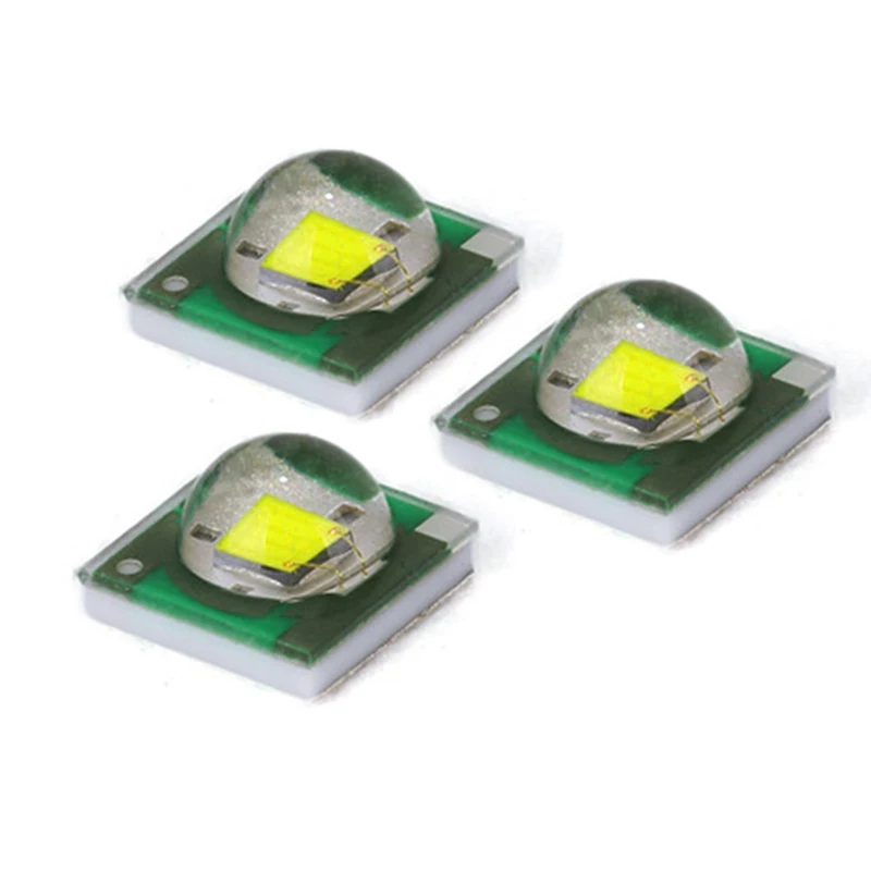 LEDリボンライト,10個,1w,3w,xpe 3.5x3.5mm,5x10w,5x5mm,XML-T6 x ml2 3v