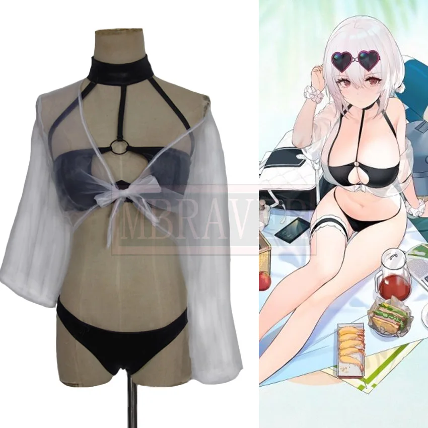 

Game Azur Lane HMS Sirius Sexy Swimsuit Bikini Cosplay Costume Halloween Christmas Party Uniform Custom Made Any Size