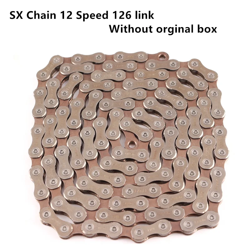 Sram-Cadena de 12 velocidades GX NX SX Eagle para bicicleta de montaña MTB, 116L/122L/126L, Plata Original Sram
