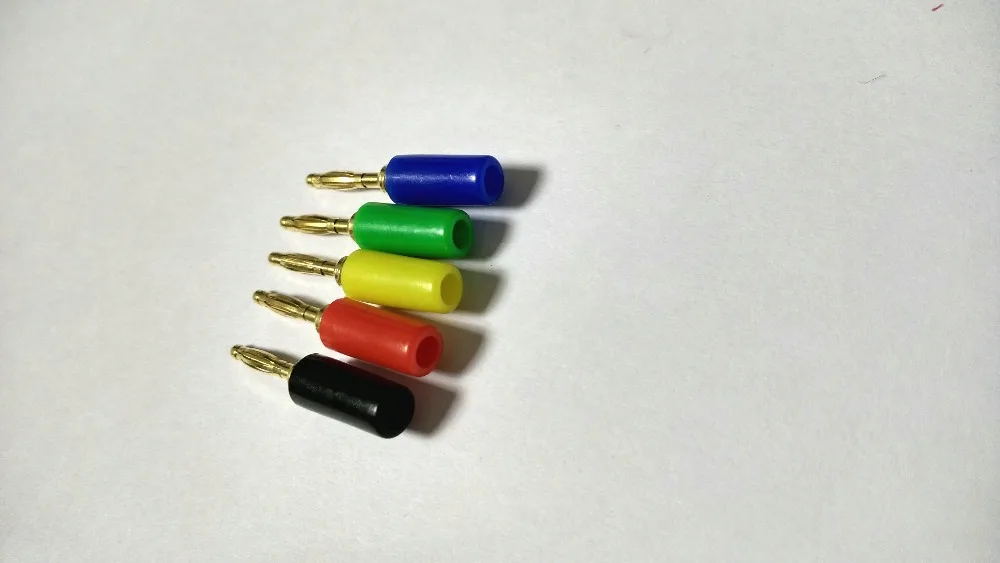 

100PCS 5 colors 2mm Plug for Test Probes Instrument Meter Conversion New