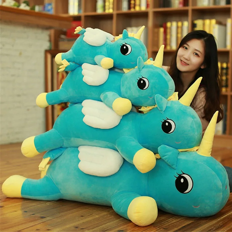 Cartoon Dinosaur Plush Long Pillow Toys Doll Lovely Soft Stuffed Animal Dino for Kids Sleep Dolls Cushion Home Bedroom Decor