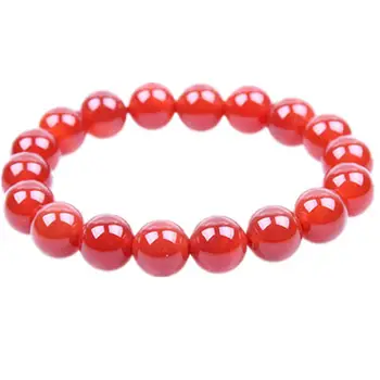8 best sales braccialetti di perline rosse - №2