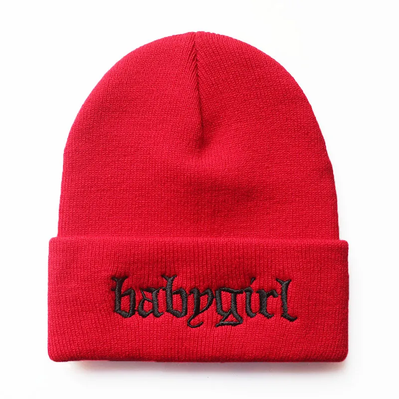 New Men Women Knitted Hat Fashion letter Pattern Embroidery Ski Warm Winter Beanie Skullies Caps hip hip Casual beanies hats