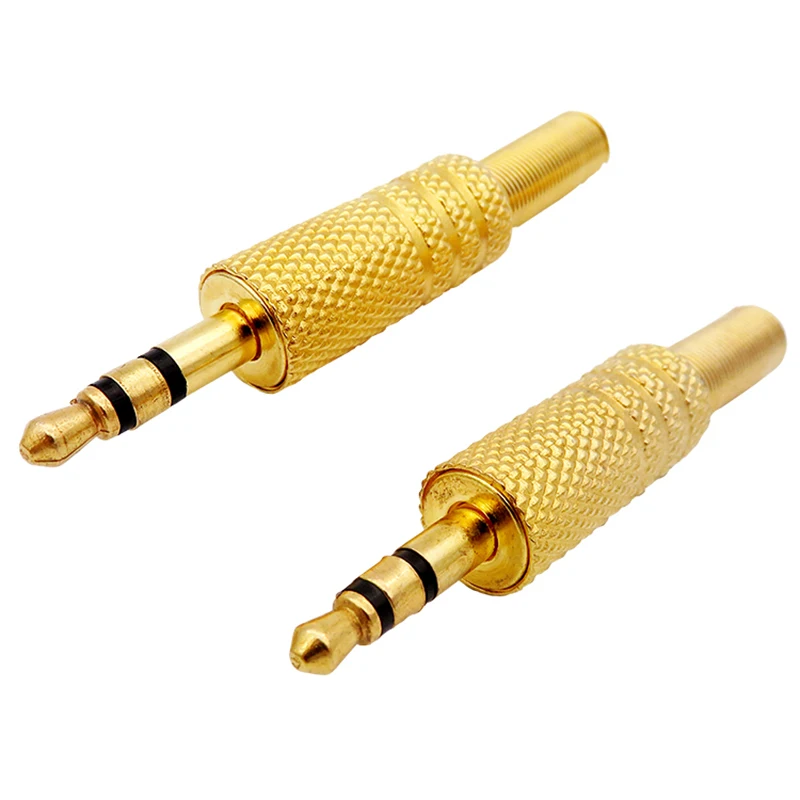 3.5มม.ปลั๊กเสียง RCA ตัวเชื่อมต่อ RCA ปลั๊กเสียง3.5แจ็คสเตอริโอหูฟังแบบ Dual Track