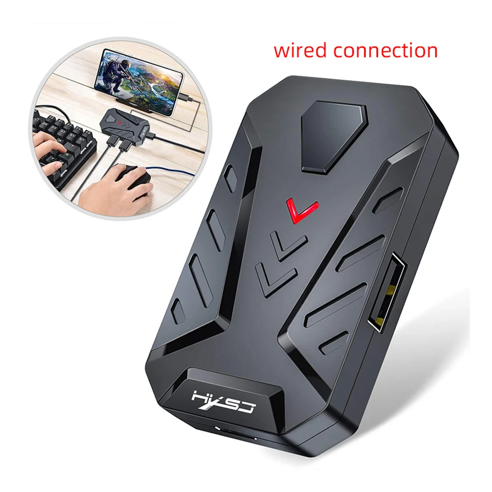 USB Type-C Wired Gaming Keyboard Mouse Converter For Android PUBG Mobile Gamepad Controller Game Mice Adapter