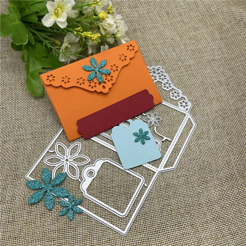 envelope gift box flower Metal Cutting Dies Stencils For DIY Scrapbooking Decorative Embossing Handcraft Template