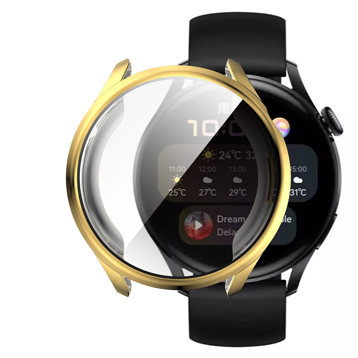 TPU Schutzhülle Für Huawei Uhr 3/3 Pro 46mm 48mm Full Screen Protector Shell Rahmen