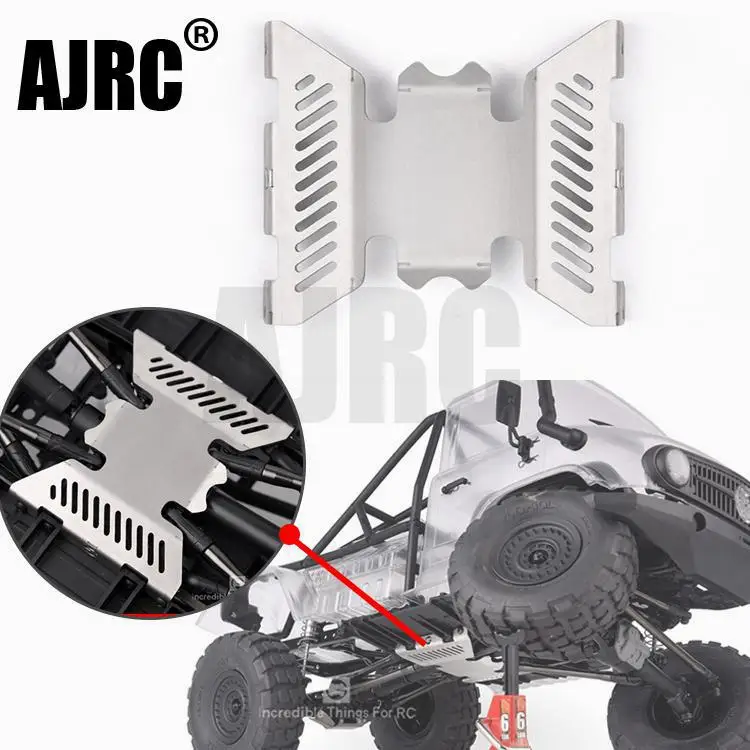 

GRC AXIAL SCX10 II central transmission chassis UMG10 90046 90060 stainless steel armor for 1/10 RC Car Parts