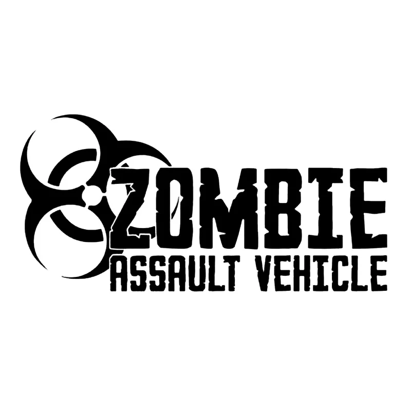 S51398# Various Sizes/Colors Car Stickers Vinyl Decal Zombie Assault Vehicle Bio Hazard Motorcycle Decorative Accessories