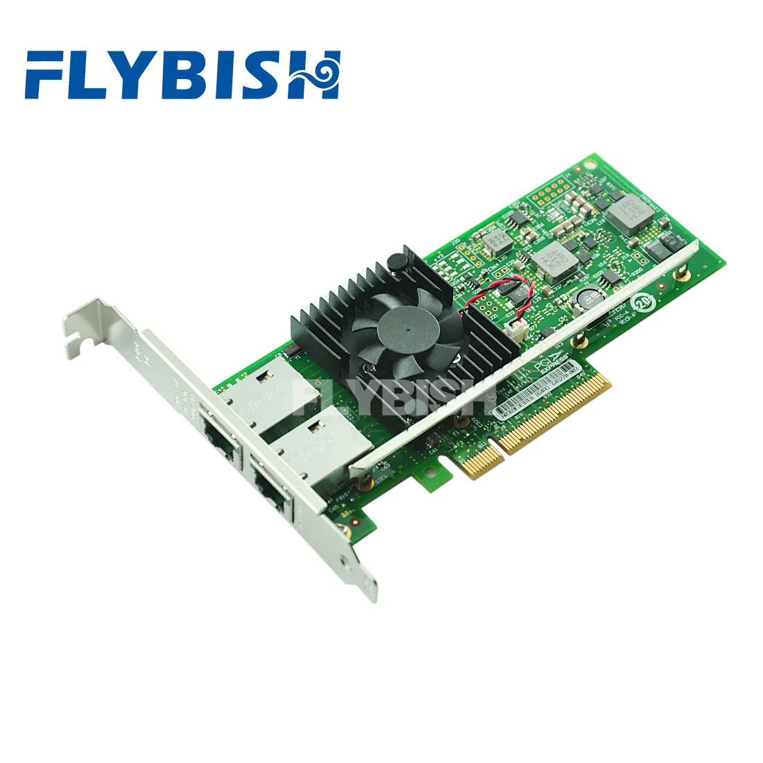 X540-T2 Intel X540 Chipset PCIe x8 Dual Copper RJ45 10Gbps Port Ethernet Network Card Compatible