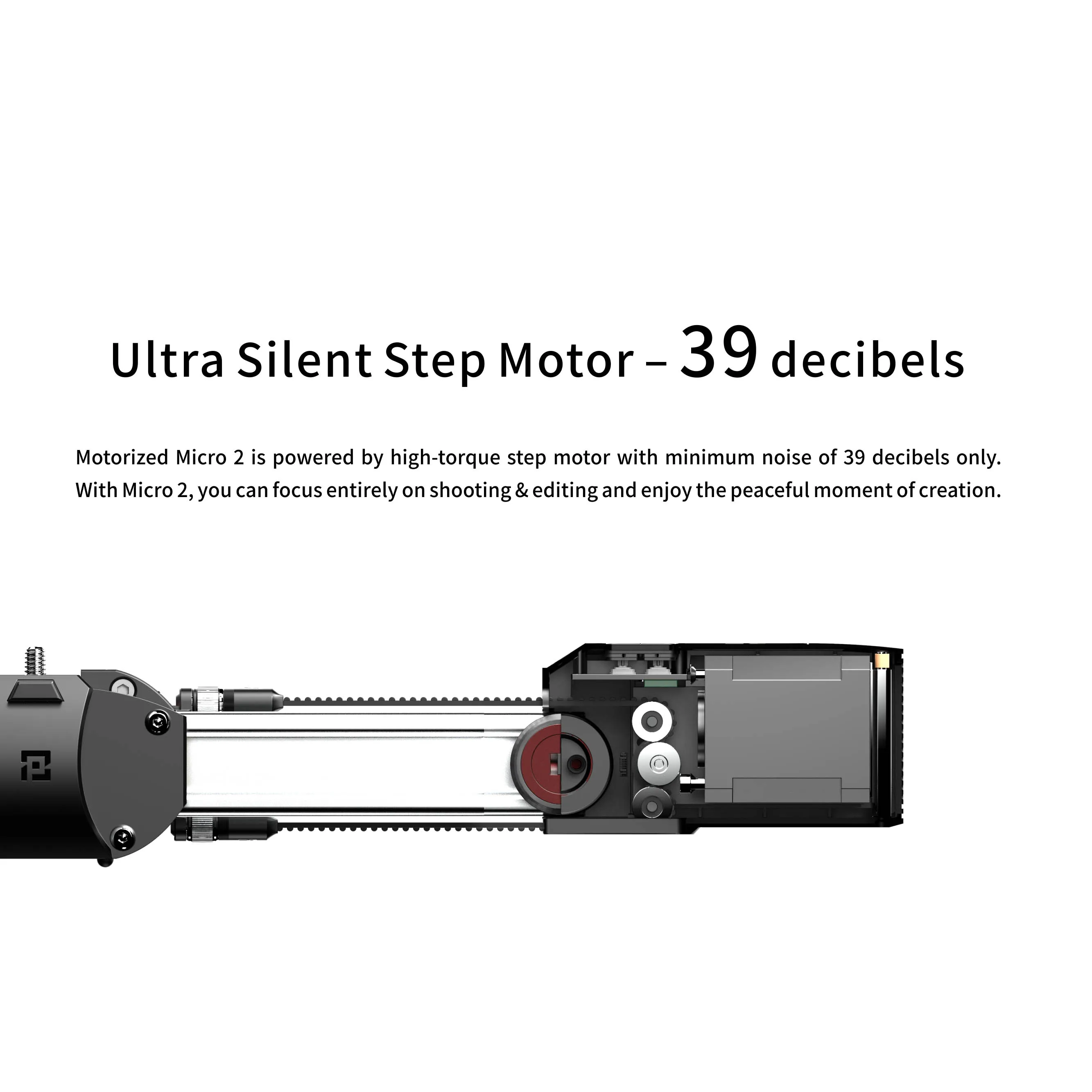 Motorized Micro 2 Camera Slider Track Dolly Motor Slider Rail System Portable Travel Video Slider For DSLR BMCC RED ARRI Mini